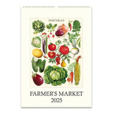 2025 Farmer's Market Wall Calendar