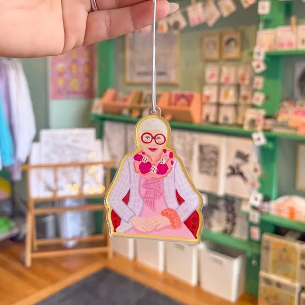 Iris Apfel Ornament - Paris Woodhull