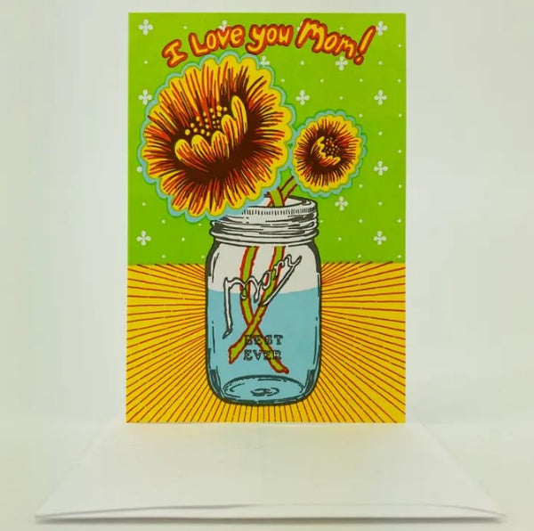 I Love You Mom Card