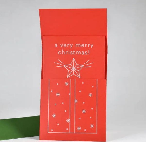 Merry Christmas Peek a Boo - Pop-up Card