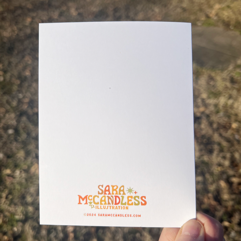 Happy Birthday A2 Blank Card With Envelope