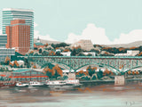 Gay St. Bridge Knoxville Print