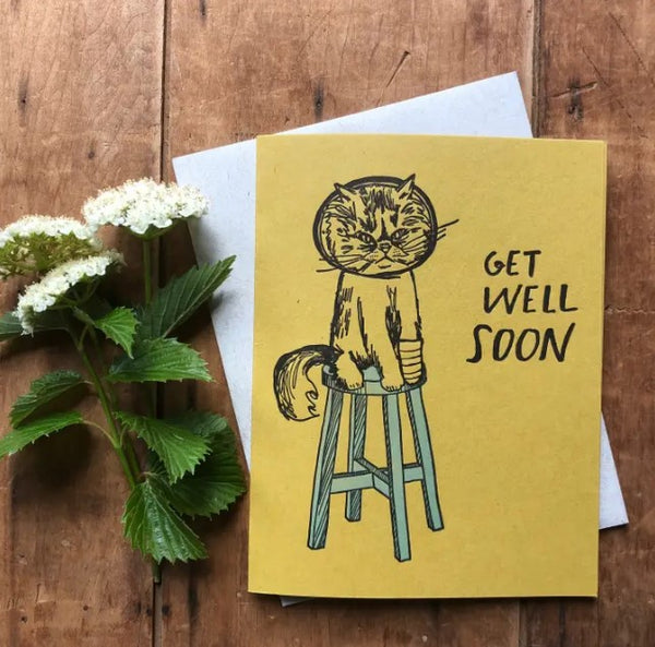 Get Well Soon Cat Card