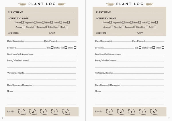 The Gardener's Logbook