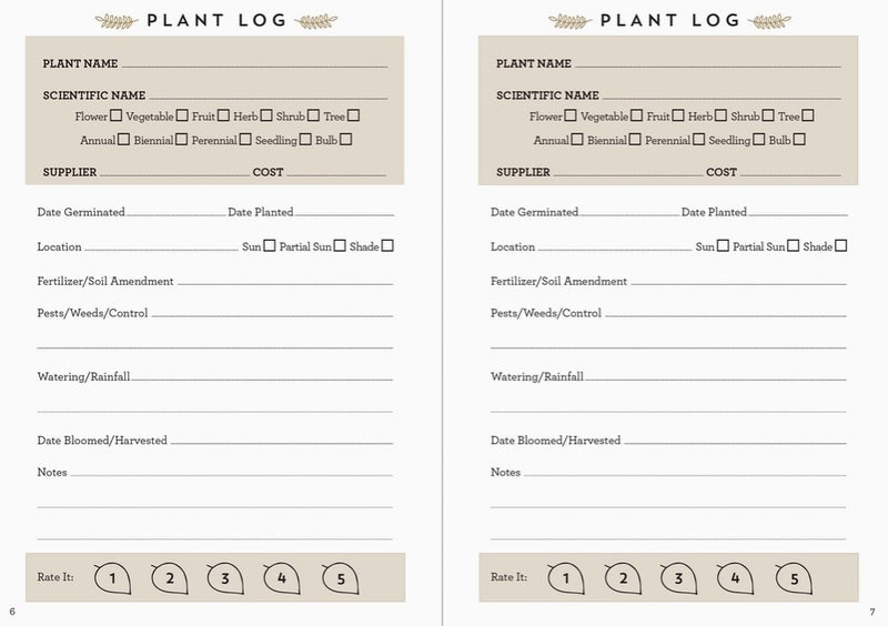 The Gardener's Logbook