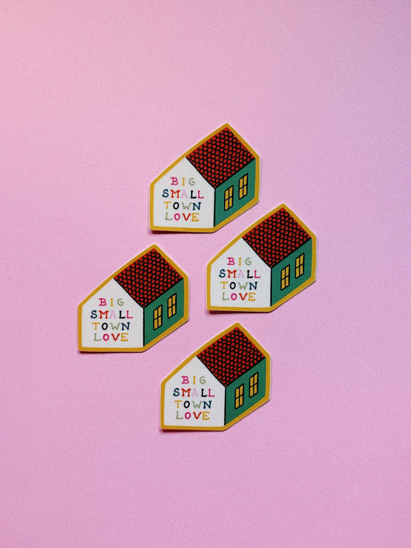 Small Town Love Sticker