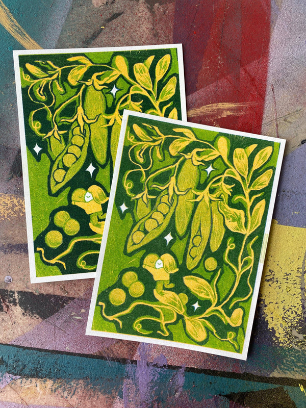 Two Peas in a Pod Print - 5 x 7
