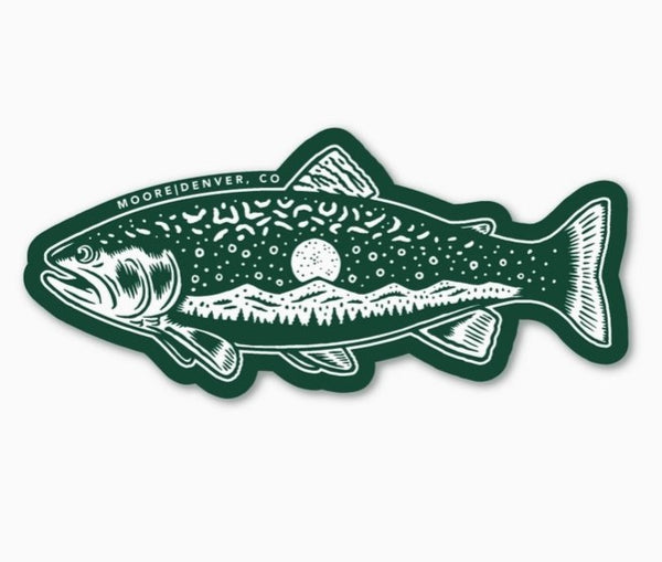 Trout Sticker