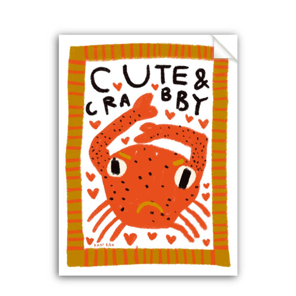 CUTE & CRABBY Sticker - Rani Ban