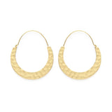 Crescent Hoop Earrings