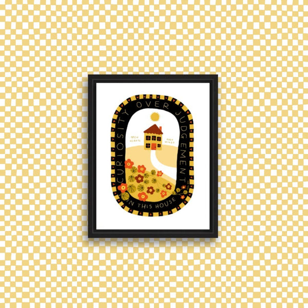 CURIOSITY OVER JUDGEMENT Art Print - 8.5 x 11 - Rani Ban
