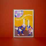 You're My Silly Goose Just Because Greeting Card
