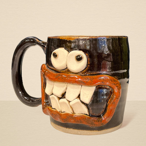 Brown Toothy Mug