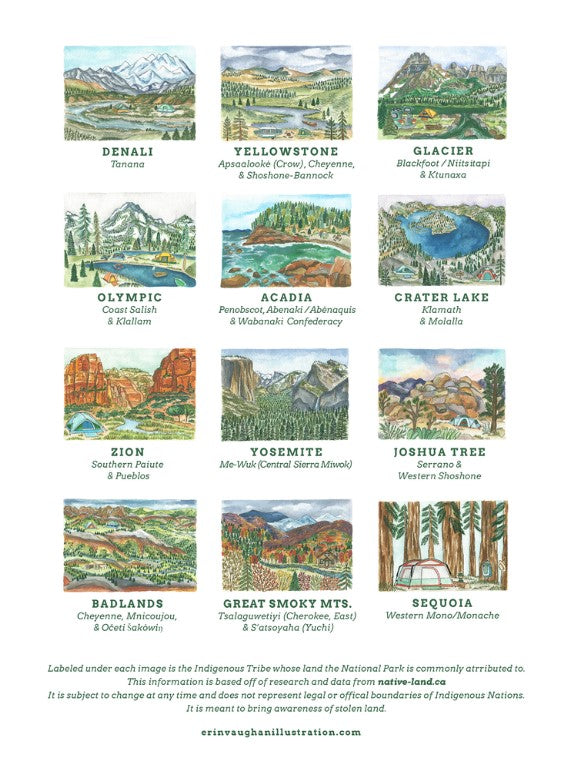 2025 Scenes from the National Parks Calendar