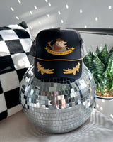 We Ride At Dusk- Opossum Cowboy Trucker Hat