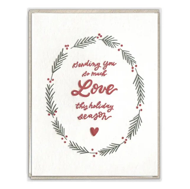 Sending Love Wreath - Boxed Set of 6