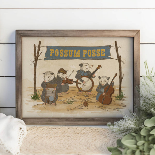 Possum Posse Print - 8 x 10
