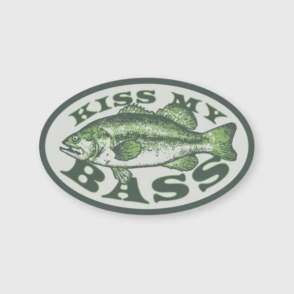 Kiss My Bass Sticker