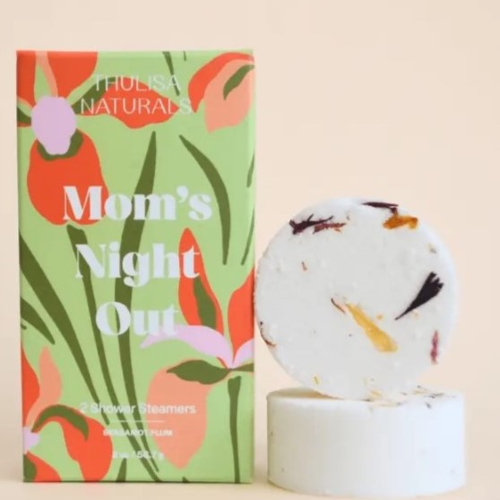 Mom's Night Out Bergamot Plum Shower Steamers - Thulisa Naturals Apothecary