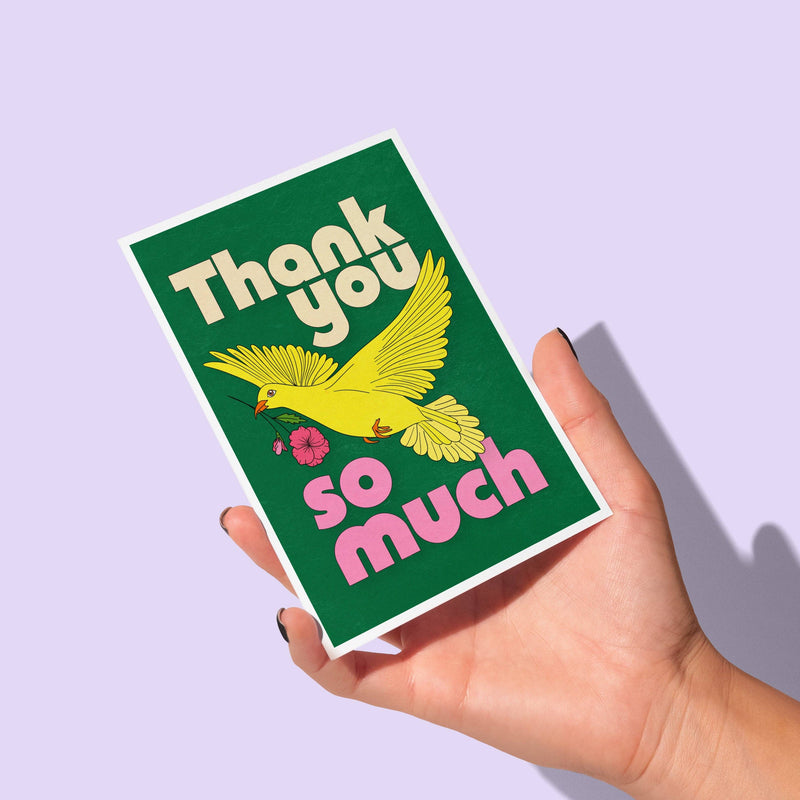 Thank You So Much Greeting Card