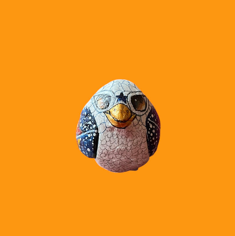 Stars and Dots Clay Birds - Manya Pirkle