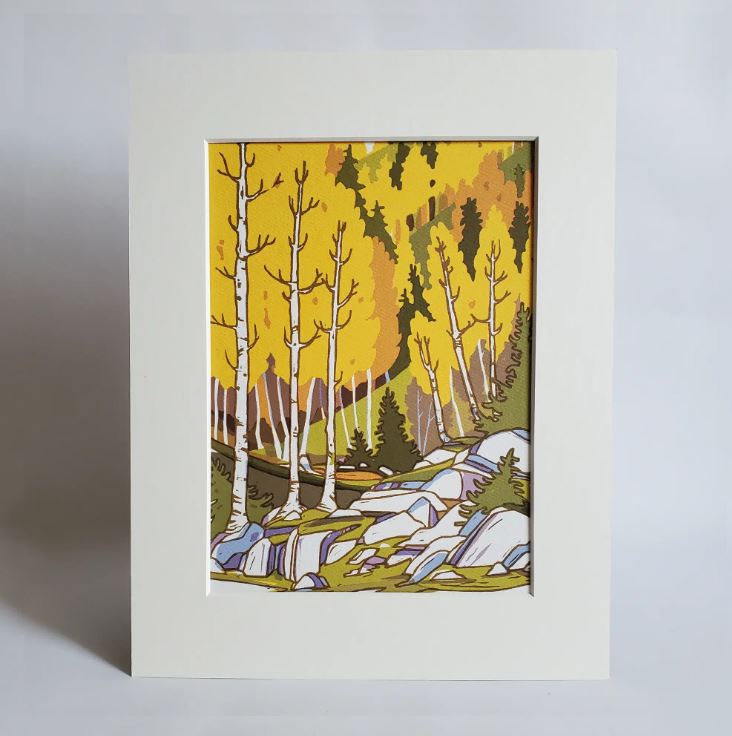 Aspen Landscape Print