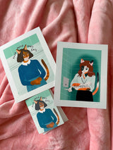 Miss Casey Cat 8x10 matte print