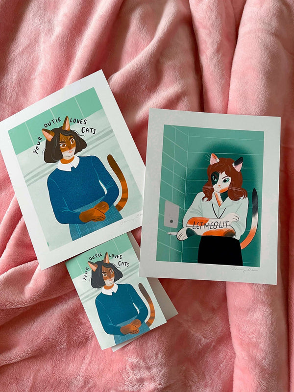 Miss Casey Cat 8x10 matte print
