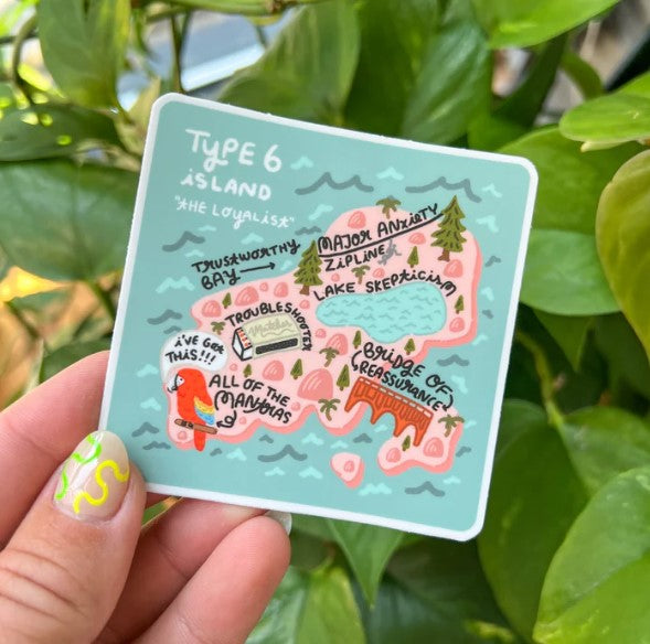 Enneagram #6 Sticker