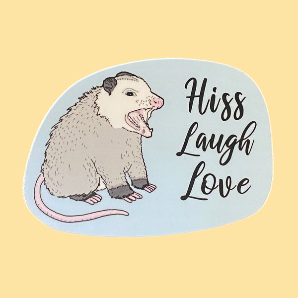 Hiss, Love, Laugh - Sticker