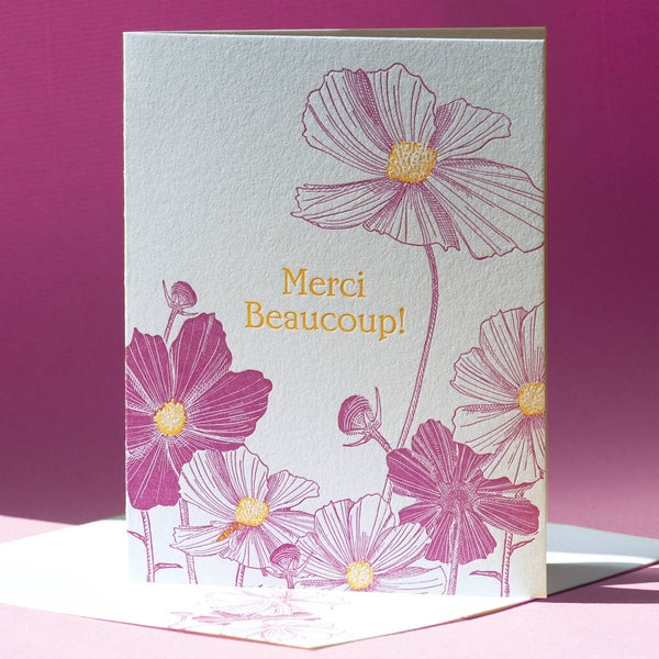 Cosmos Thank You Card