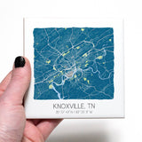 Knoxville City Map Coaster