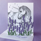 Lavender Birthday or Love Card