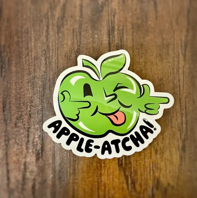 Apple-Atcha Sticker