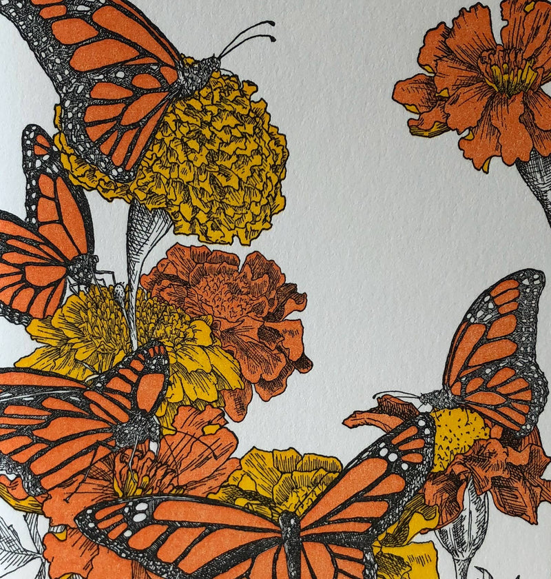 Marigold Art Card