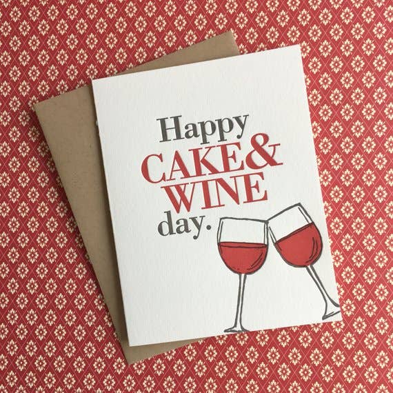 Cake & Wine - Birthday