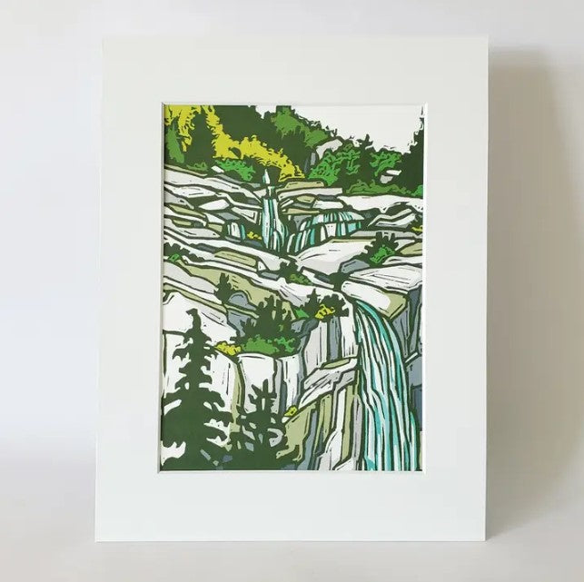 Mountain Waterfall Print