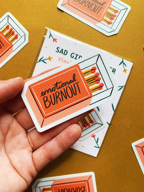 Burnout Sticker