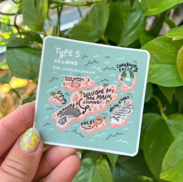 Enneagram #5 Sticker