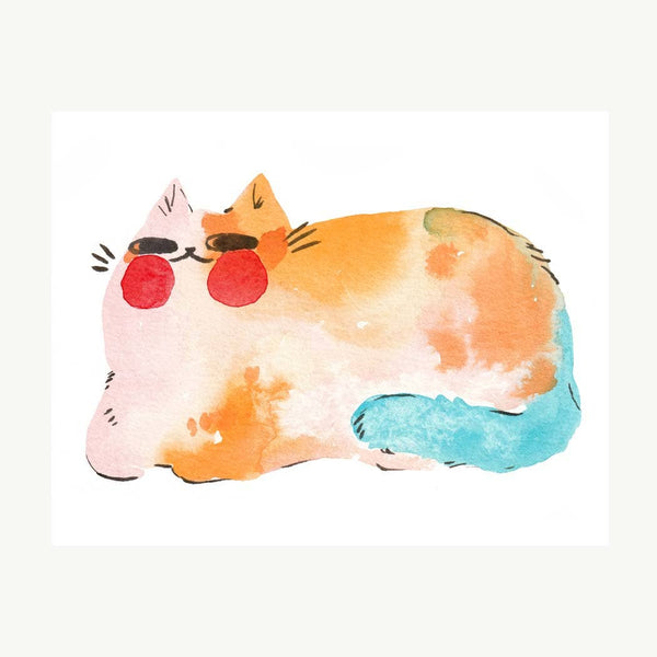Print - "Loaf Cat" - 8 x 6
