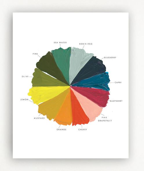 Color Wheel Art Print