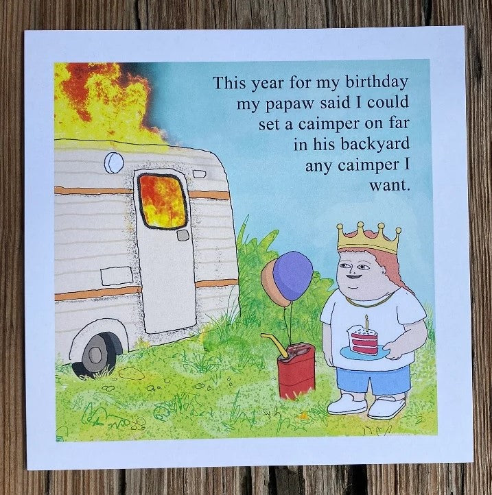 Caimper Fire Print