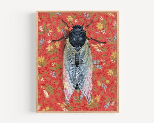 17 Year Cicada Print