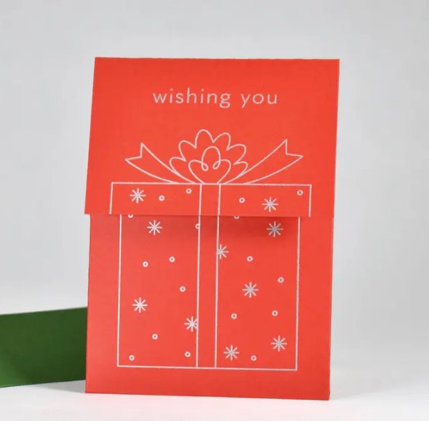 Merry Christmas Peek a Boo - Pop-up Card