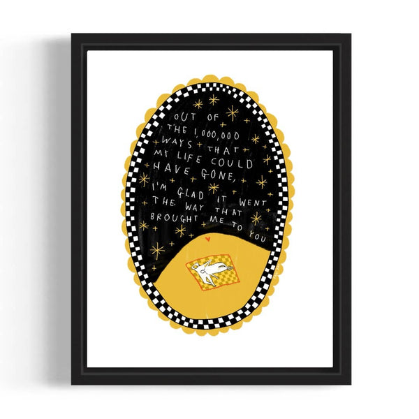 OUT OF THE 1,000,000 WAYS Art Print - 8.5 x 11 - Rani Ban