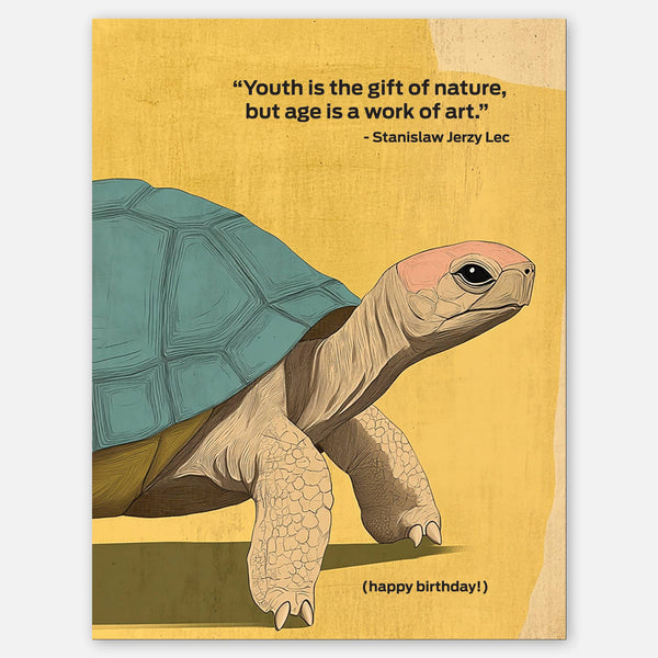 Work of art Birthday Card