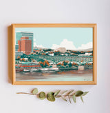 Gay St. Bridge Knoxville Print