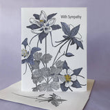 Columbine Sympathy Card