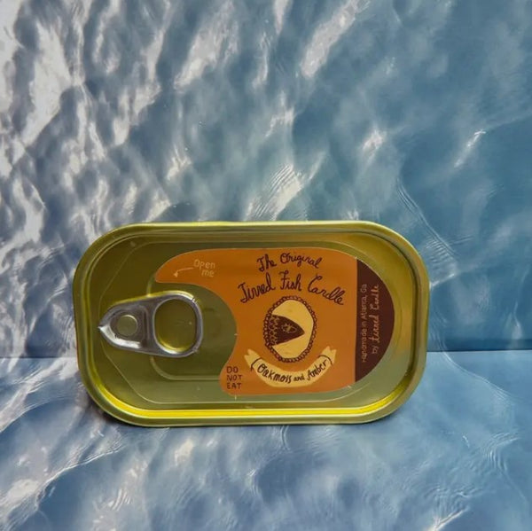 Oakmoss and Amber - Tinned Fish Candle