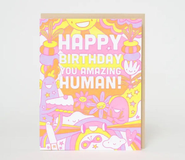 Amazing Human Birthday Card